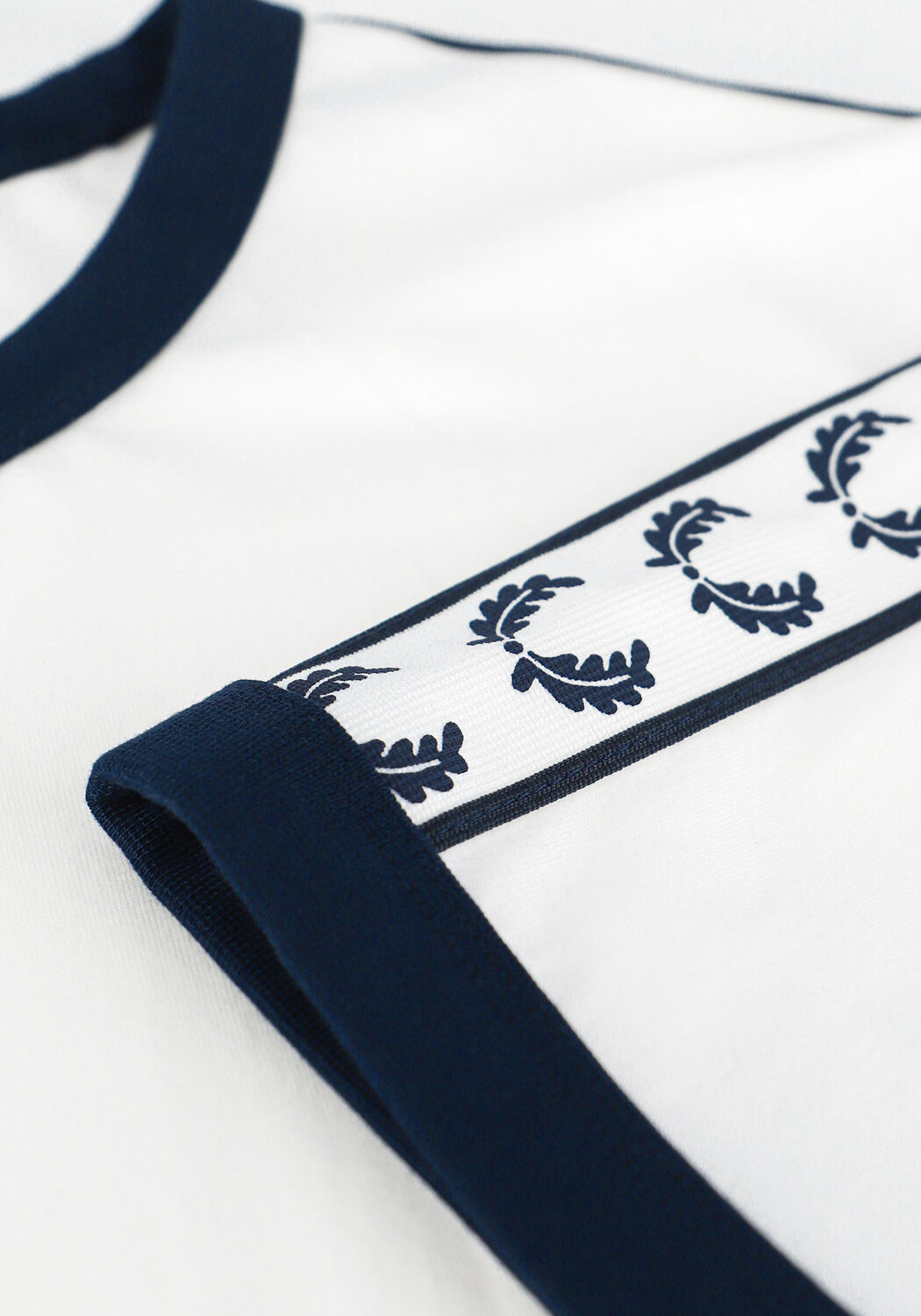 Nicht-gerade weiss FRED PERRY T-shirt TAPED RINGER T-SHIRT - large