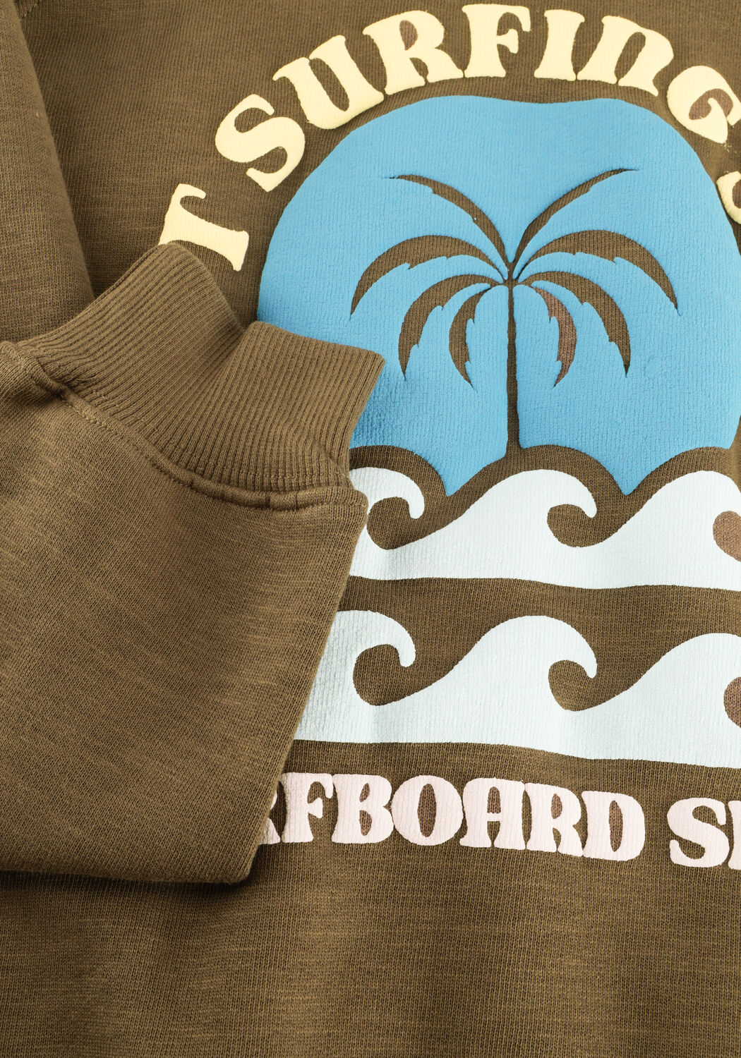 Khaki TUMBLE 'N DRY Sweatshirt HIGH TIDE - large