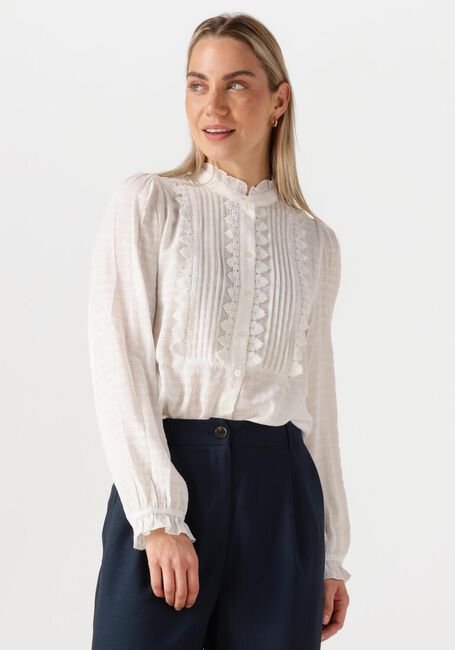 Weiße LOLLYS LAUNDRY Blusen ARIELLL SHIRT LS - large
