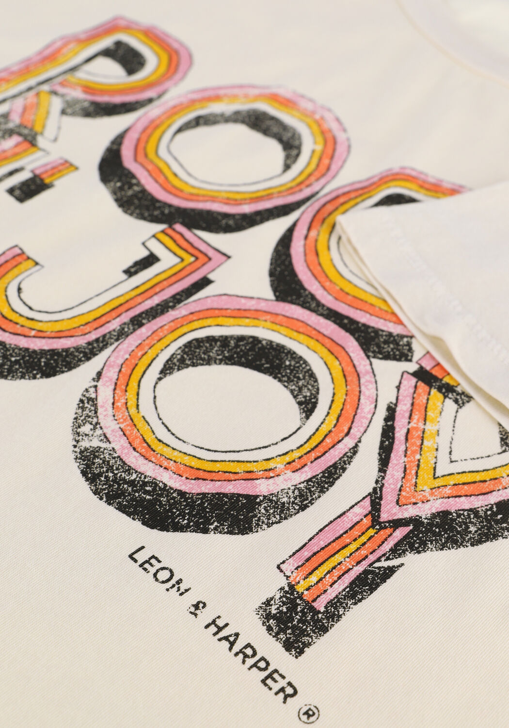 Nicht-gerade weiss LEON & HARPER T-shirt TORO JC05 JOY - large