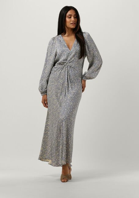 Blaue SECOND FEMALE Maxikleid RATTAN DRESS - large