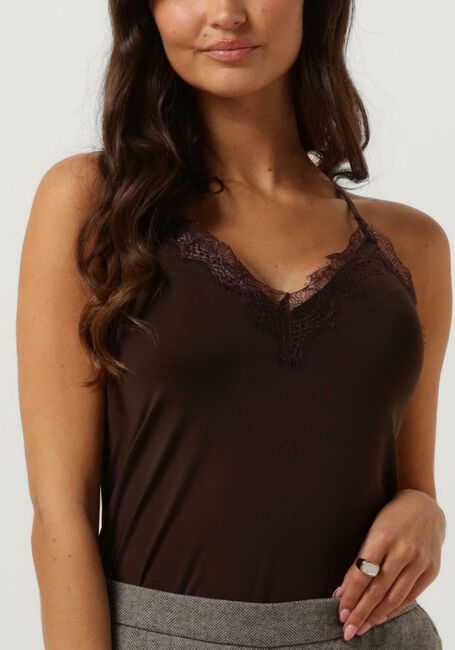 Braune ROSEMUNDE Top 4217-837 STRAP TOP - large
