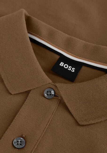 Camelfarbene BOSS Polo-Shirt PALLAS - large