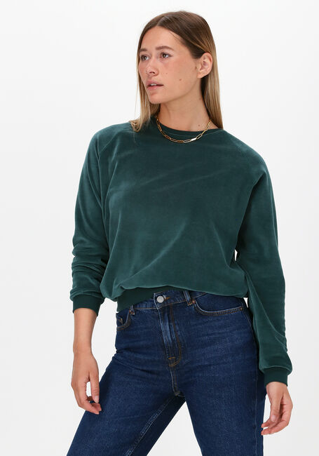 Grüne BY-BAR Sweatshirt TEDDY VELVET SWEATER - large