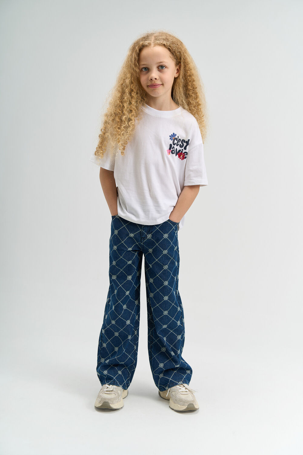 Nicht-gerade weiss THE NEW T-shirt TNSANDRA - large