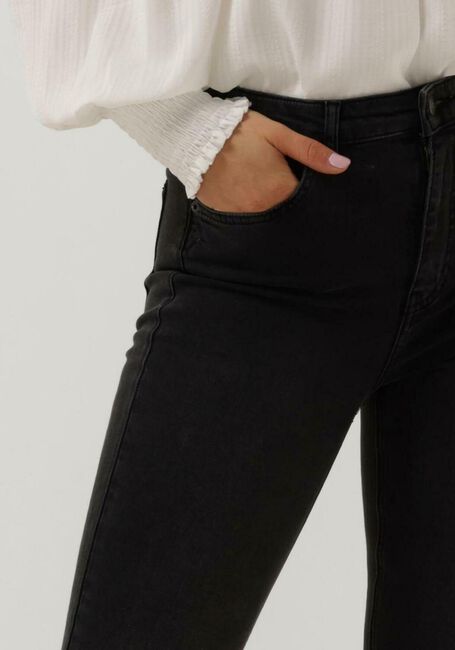Schwarze CO'COUTURE Straight leg jeans DENNY SLIT JEANS - large
