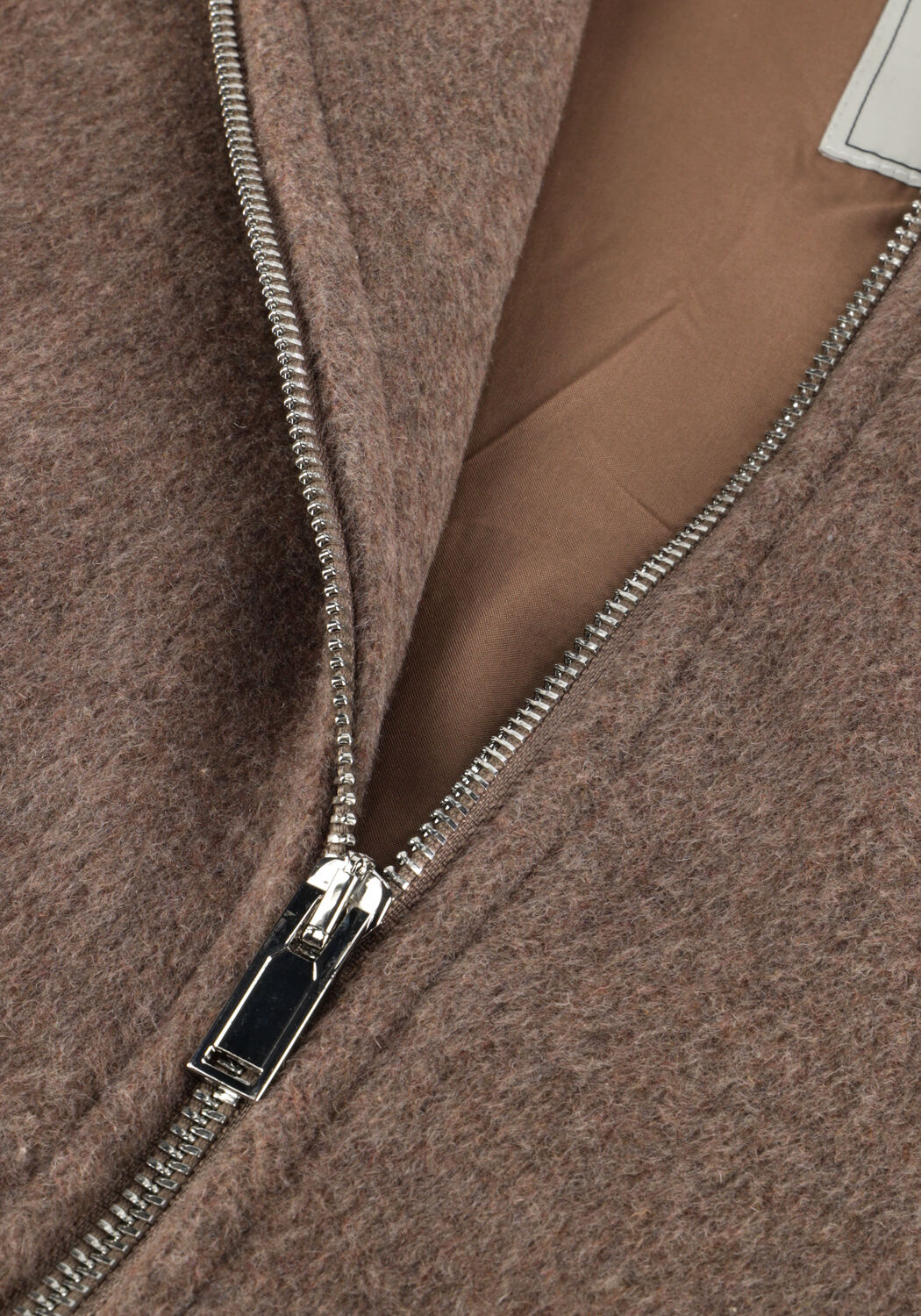 Braune NEO NOIR Jack FLORINE WOOL BOMBER JACKET - large