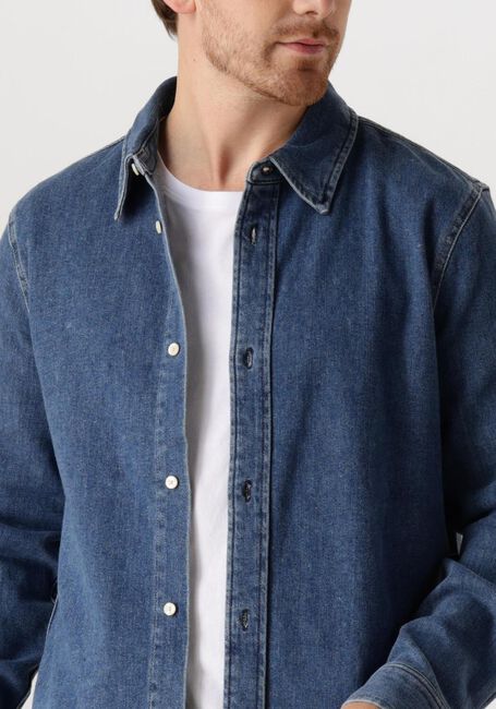 Dunkelblau CALVIN KLEIN Overshirt SLIM DENIM SHIRT - large