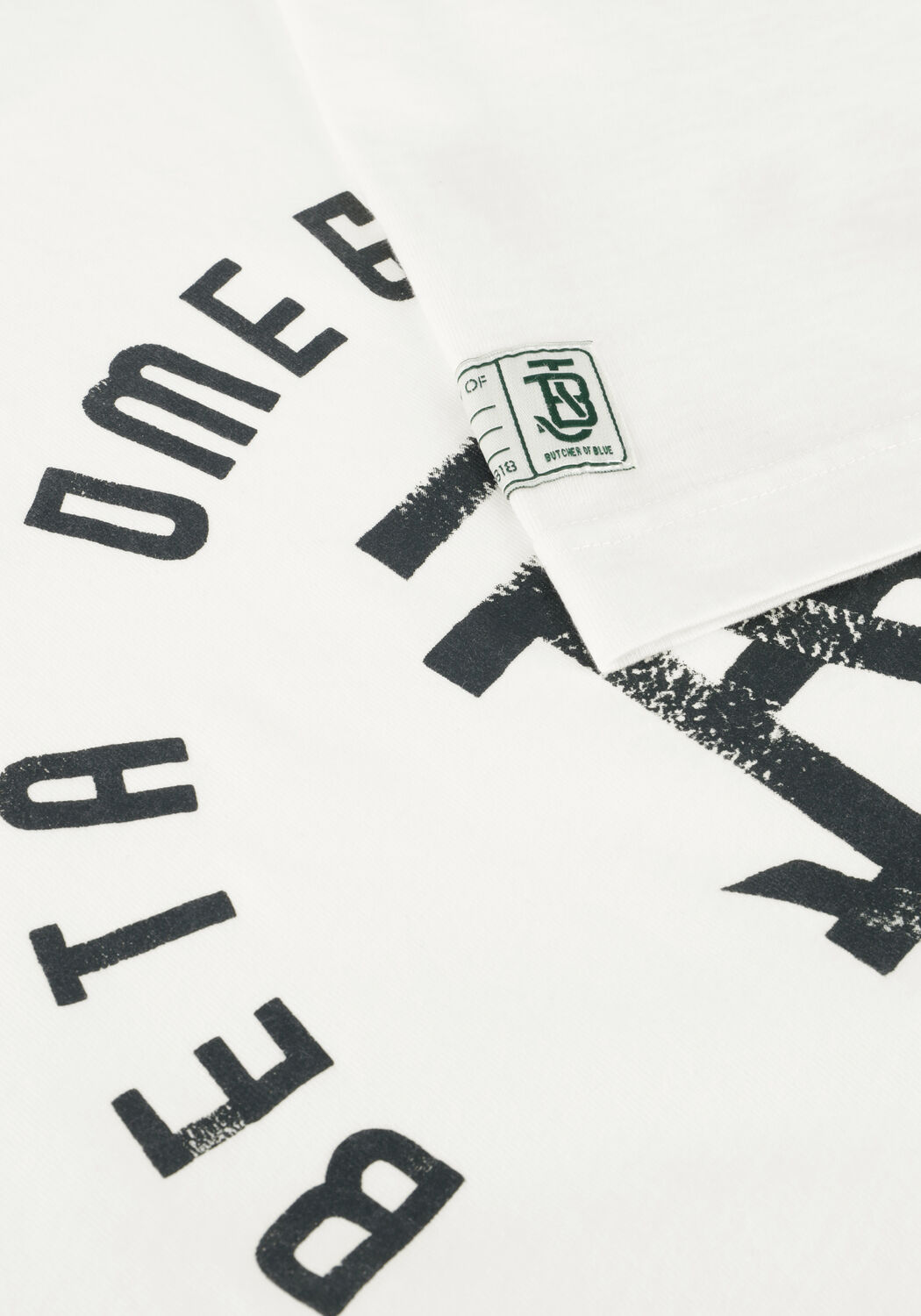 Wei&szlig;e BUTCHER OF BLUE T-shirt ARMY LOOSE LOGO TEE - large