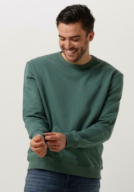Grüne PURE PATH Pullover CREWNECK WITH CHEST EMBROIDERY - large