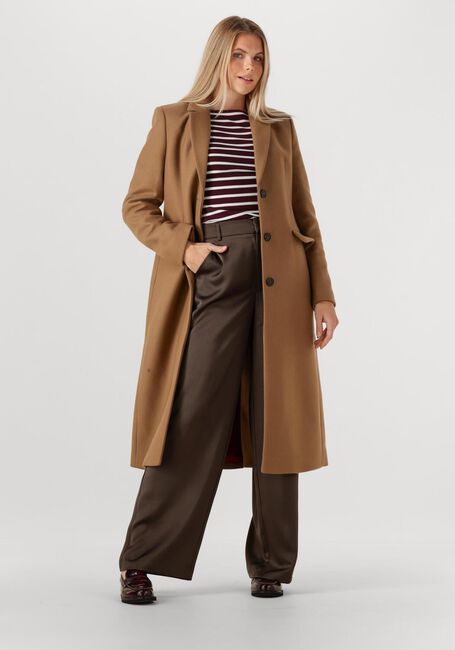 Camelfarbene TOMMY HILFIGER Mäntel CLASSIC SB WOOL REG MAXI COAT - large