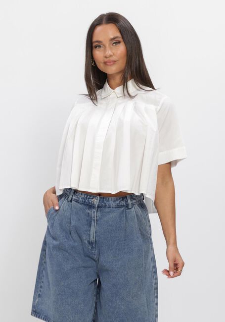 Wei&szlig;e Y.A.S. Blusen YASSKYMA SS SHORT SHIRT S. - large