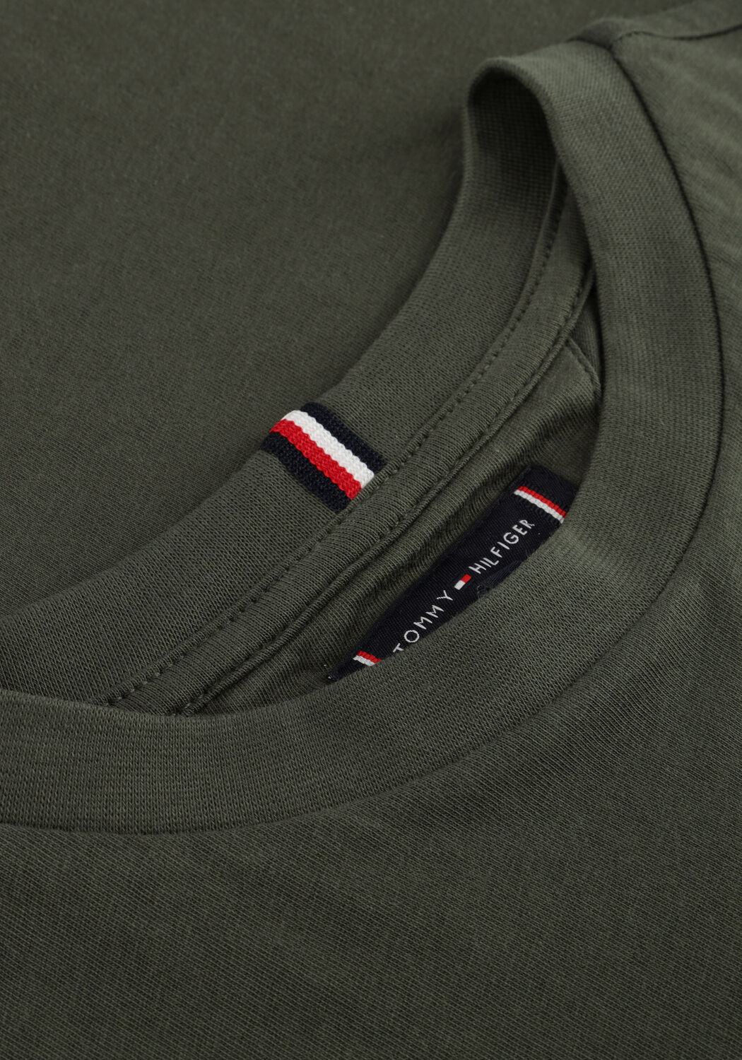 Dunkelgr&uuml;n TOMMY HILFIGER Pullover ESSENTIAL T-SHIRT LS - large