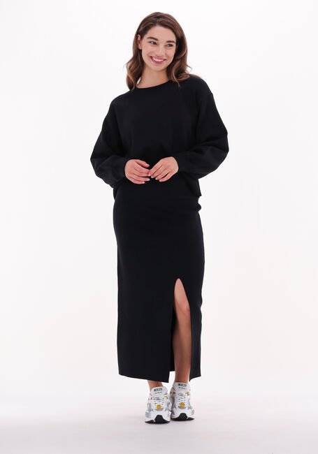 Schwarze GESTUZ Midirock TALLIGZ HW LONG SKIRT - large