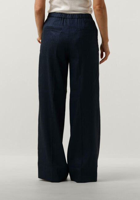 Dunkelblau SUMMUM Weite Hose TROUSERS LINEN BLEND - large