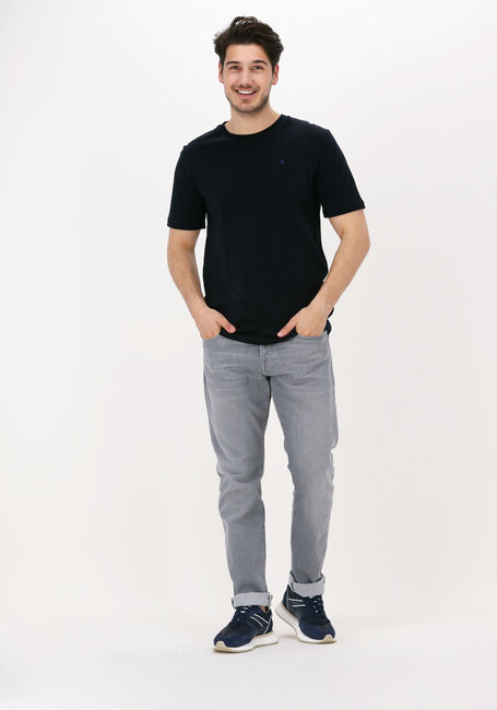 Dunkelblau SCOTCH & SODA T-shirt CREWNECK JERSEY T-SHIRT - large