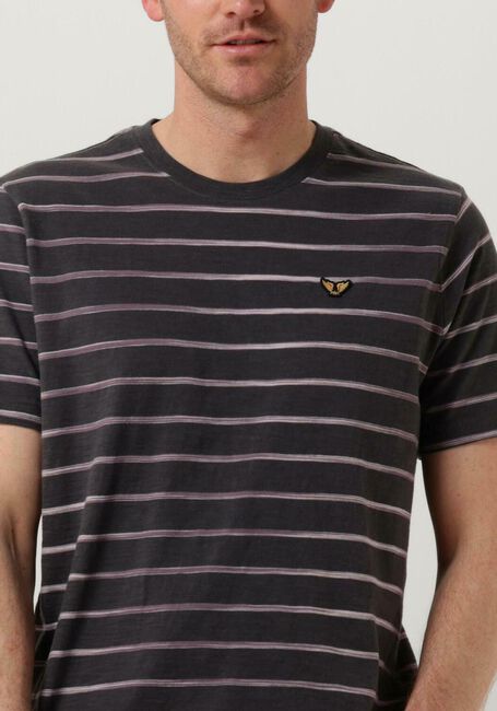 Dunkelblau PME LEGEND T-shirt SHORT SLEEVE R-NECK SPACE YD STRIPED JERSEY - large