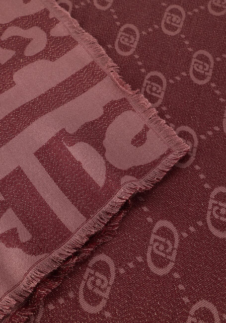 Rote LIU JO Schal STOLA JACQUARD MONOGRAM ANIMAL - large