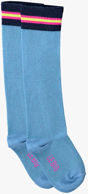 Blaue LE BIG Socken TABRETT KNEE HIGH - large