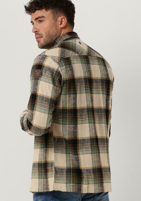 Grüne PME LEGEND Casual-Oberhemd LONG SLEEVE SHIRT COTTON YARN DYED CHECK - large