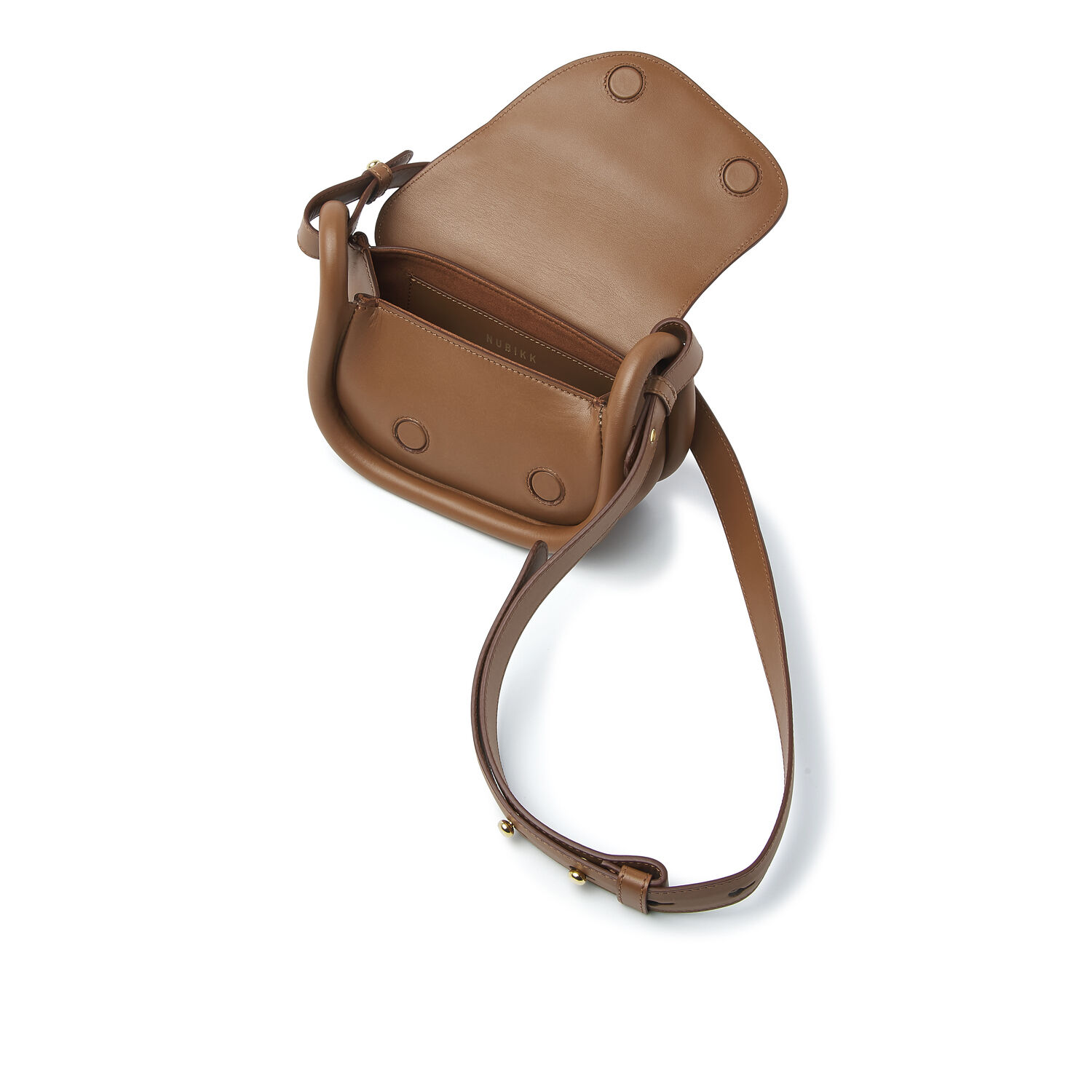 Braune NUBIKK Handtasche BOBBY BAG II - large