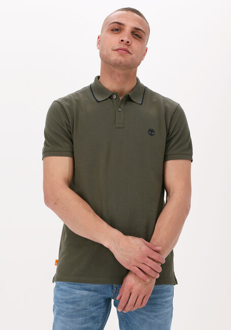 Grüne TIMBERLAND Polo-Shirt SS MILLERS RIVER - large