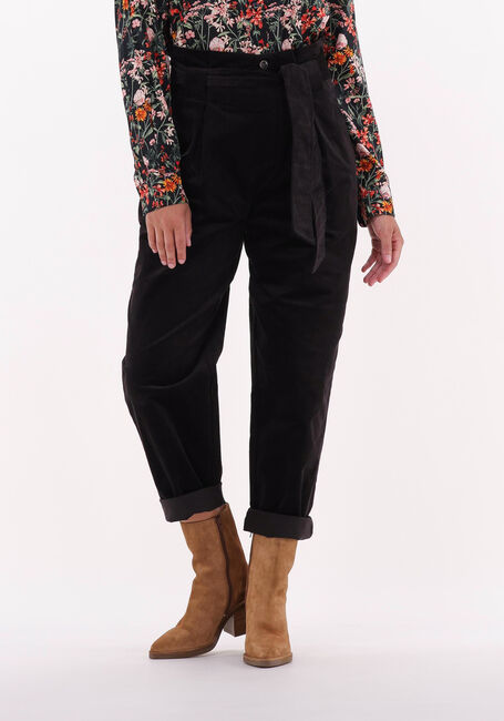 Schwarze SCOTCH & SODA Hose DAISY - HIGH RISE STRAIGHT LEG PAPERBAG TROUSERS - large