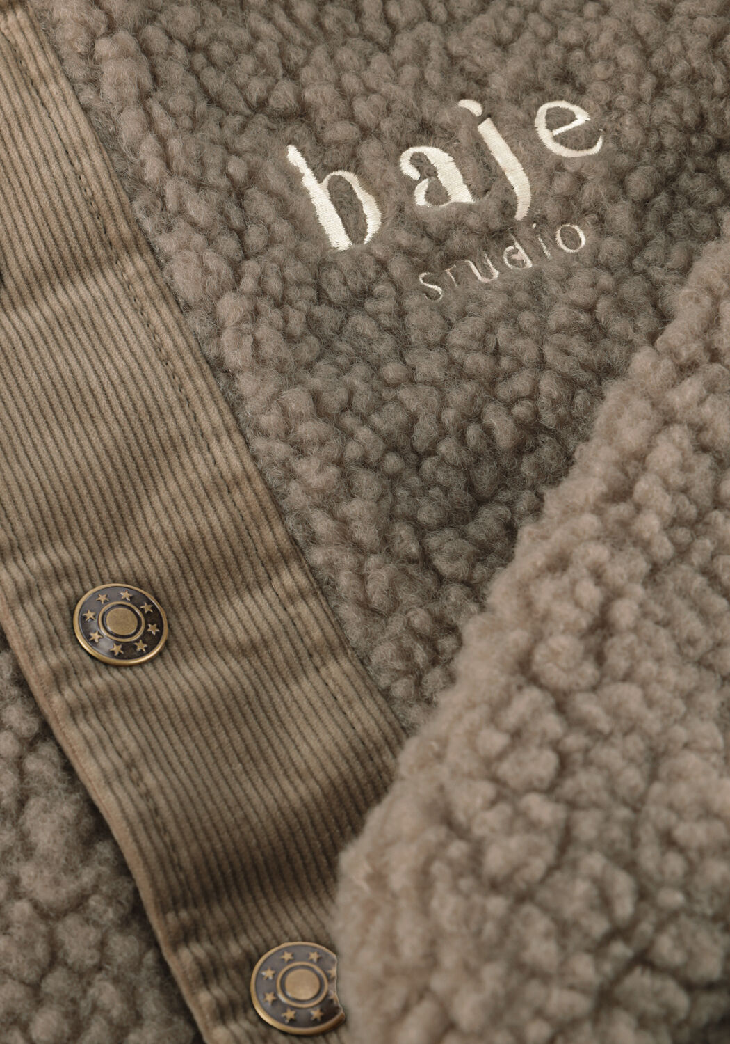 Sand BAJE STUDIO Teddy-Jacke RANCES - large