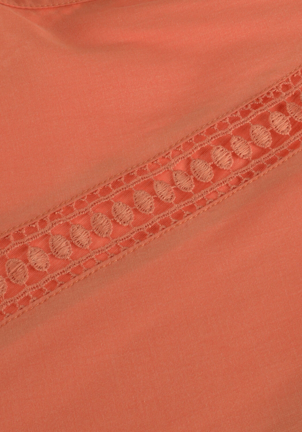 Orangene SUMMUM Blusen TOP LACE ACCENT TENCEL/COTTON - large