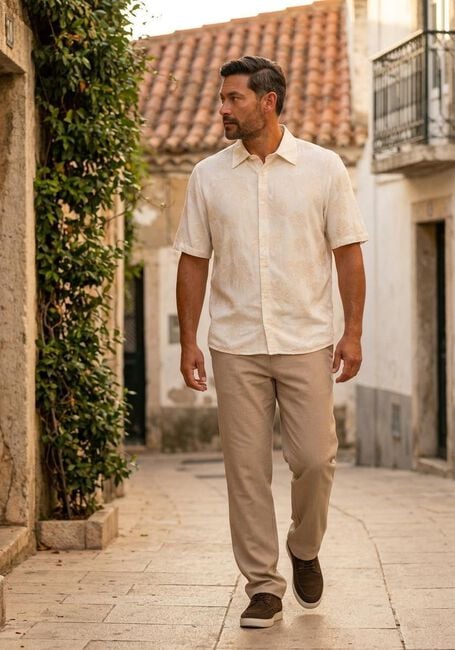 Nicht-gerade weiss MATINIQUE Casual-Oberhemd MAKLAMPO SS - large