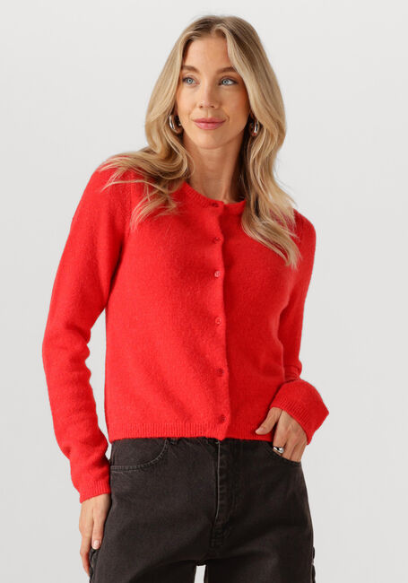 Rote MODSTRÖM Pullover TREEMD SHORT CARDIGAN - large