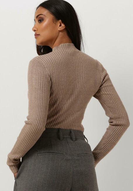 Braune SECOND FEMALE Tops & T-shirts SANKA KNIT T-NECK - large