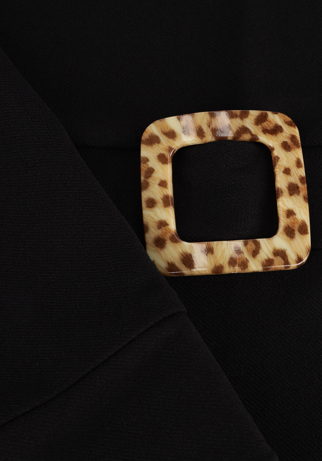 Schwarze ANA ALCAZAR Minikleid A DRESS LEO CLASP - large