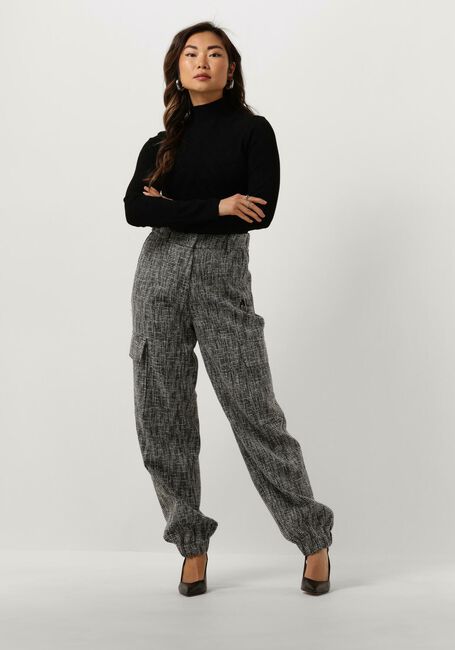 Schwarze ALIX THE LABEL Tops & T-shirts LADIES KNITTED A MESH TOP - large
