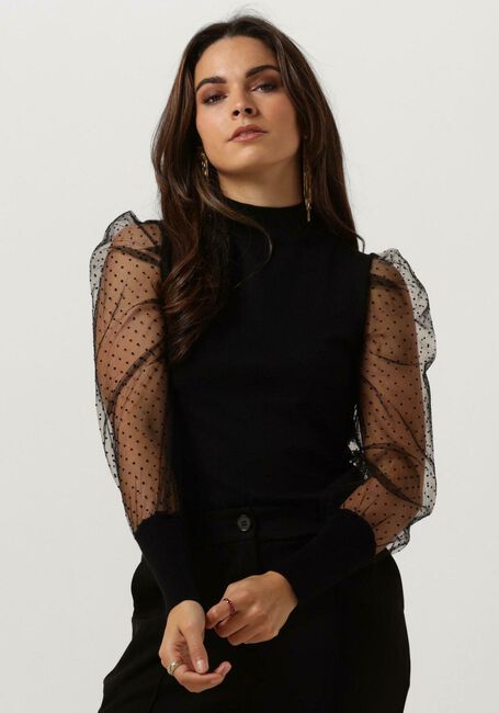 Schwarze YDENCE Tops & T-shirts KNITTED TOP MARCIE - large