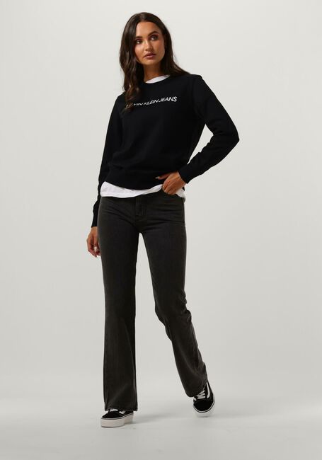 Schwarze CALVIN KLEIN Pullover INSTITUTIONAL CORE LOGO CN - large