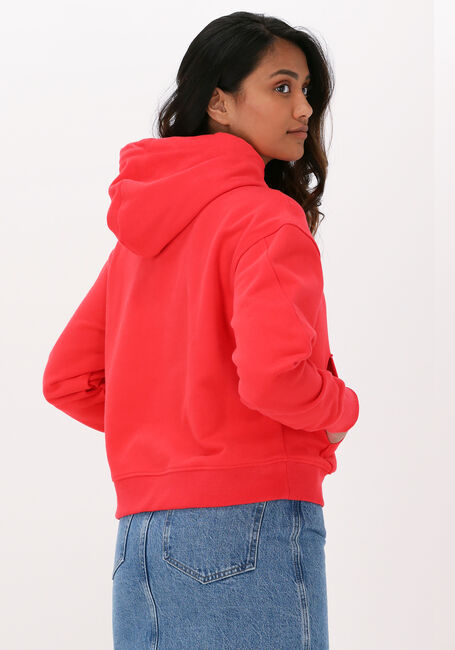 Rote CALVIN KLEIN Sweatshirt STACKED LOGO HOODIE - large