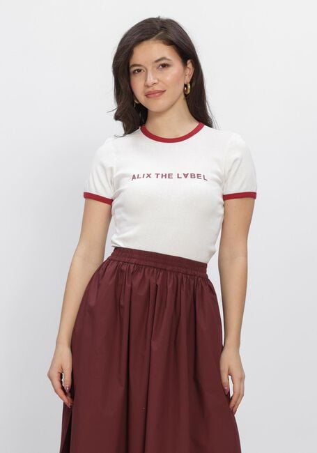 Wei&szlig;e ALIX THE LABEL Tops & T-shirts RINGER T SHIRT - large
