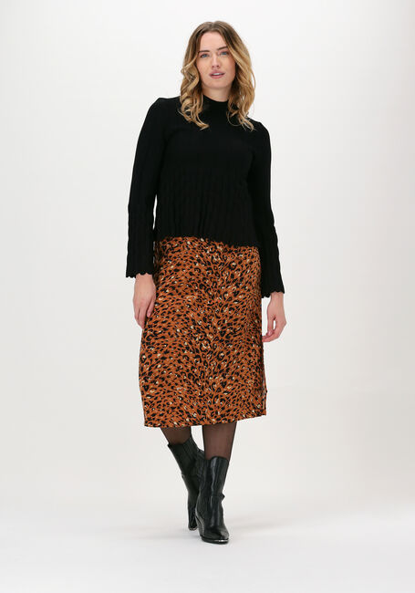 Braune ANOTHER LABEL Midirock DEMI SKIRT - large