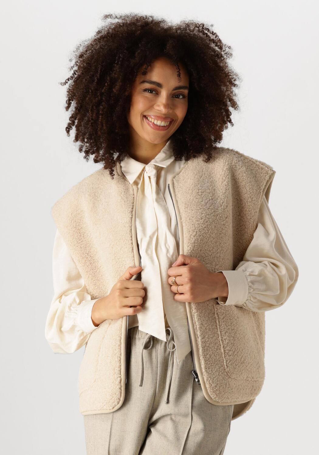 Sand CIRCLE OF TRUST Gilet JAYDEE GILET - large