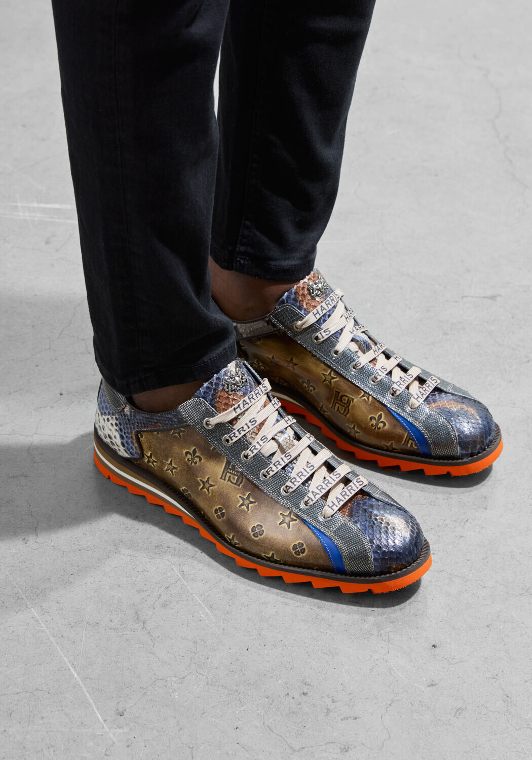 Braune HARRIS Sneaker Low 0818 - large