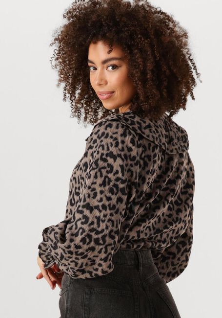 Schwarze BY-BAR Blusen GIA LEO BLOUSE - large