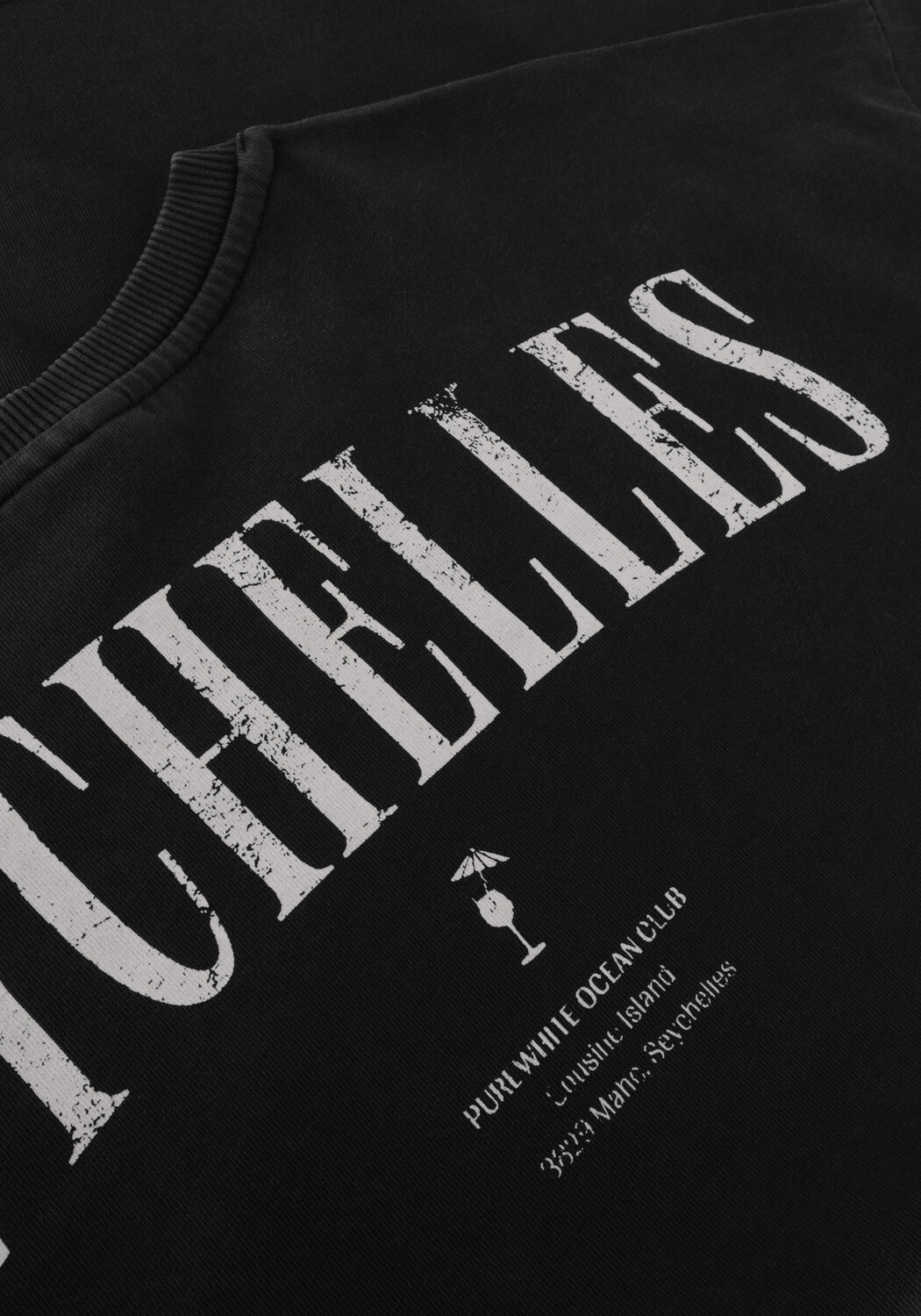 Schwarze PUREWHITE T-shirt TSHIRT WITH SMALL FRONT LOGO AT SIDE AND BIG BACK PRINT - large