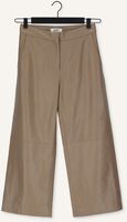 Taupe JUST FEMALE Hose ROXY LEATHER TROUSERS Taupe JUST FEMALE Hose ROXY LEATHER TROUSERS - medium