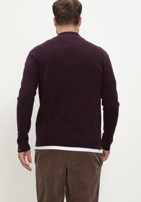 Bordeaux BUTCHER OF BLUE Pullover CLIFDEN HALFZIP - large