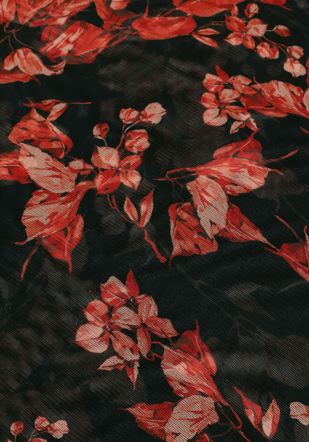 Rote JANSEN AMSTERDAM Top TOP TURTLE NECK - large