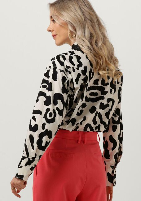 Schwarze ALIX THE LABEL Blusen LADIES WOVEN BIG ANIMAL BLOUSE - large