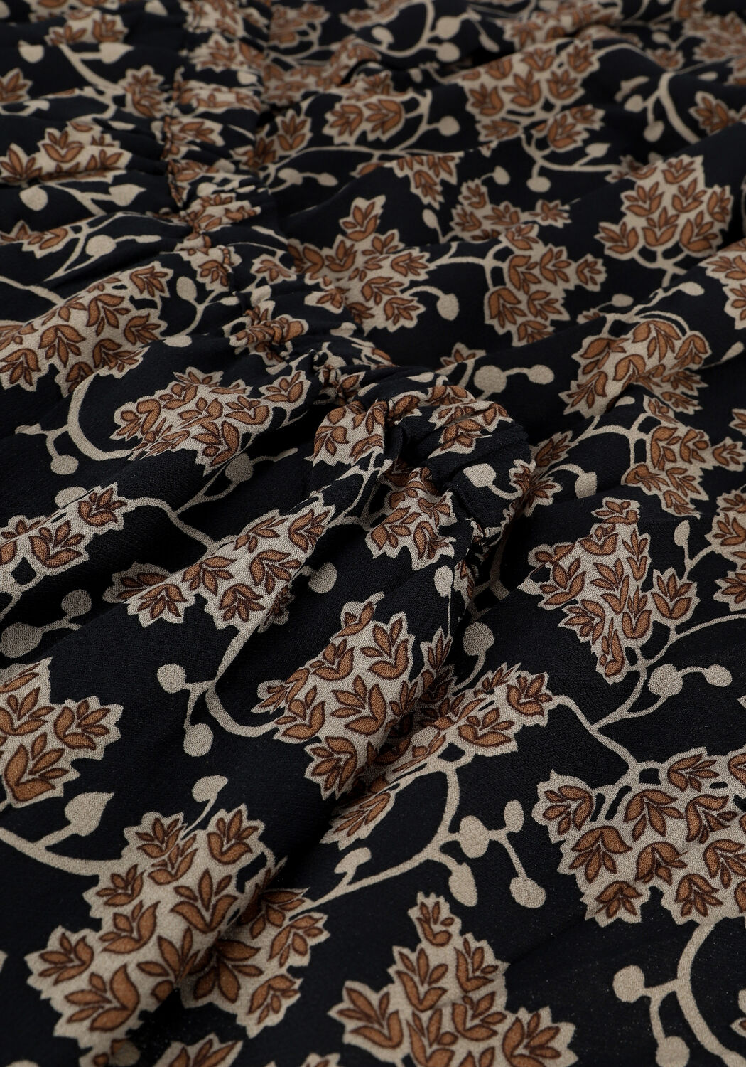 Schwarze BY-BAR Maxirock LIEN GRAPES SKIRT - large