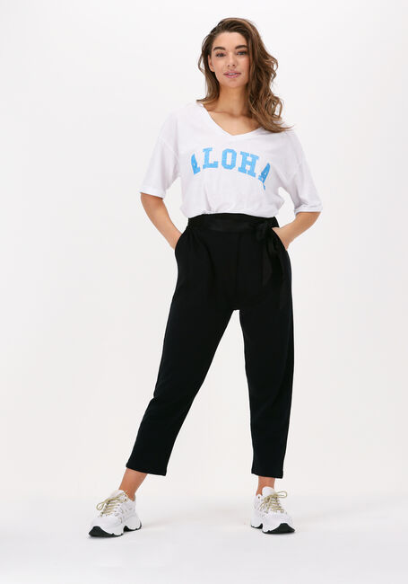 Schwarze 10DAYS Jogginghose PANTS OPEN FLEECE - large