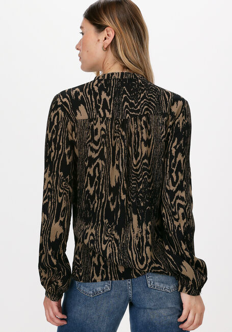 Braune MODSTR&Ouml;M Blusen MAE PRINT SHIRT - large